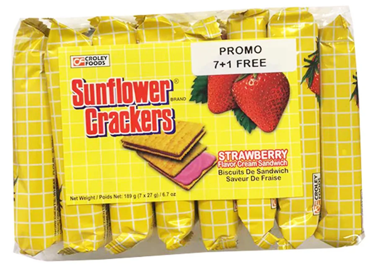 SUNFLOWER草莓饼干189G