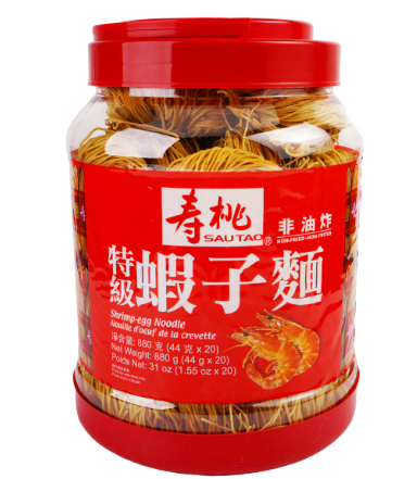 寿桃特级虾子面880G