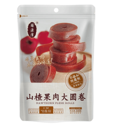 膳源泽山楂大圆卷160G