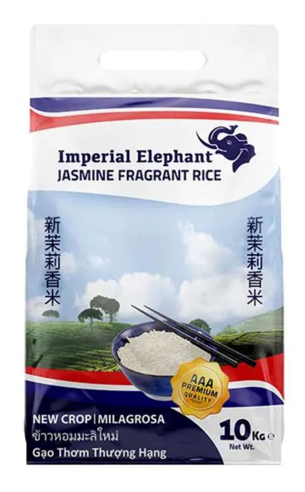 IMPERIAL ELEPHANT  Jasmine Fragrant Rice 10KG