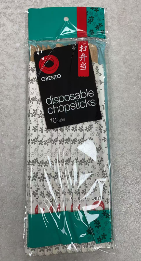 OBENTO Disposable Chopsticks 10 Pairs 