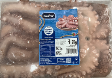 BRASMAR Frozen Cleaned Octopus 1KG