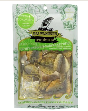 NAIPRAMONG烤鱼片芥末味40G