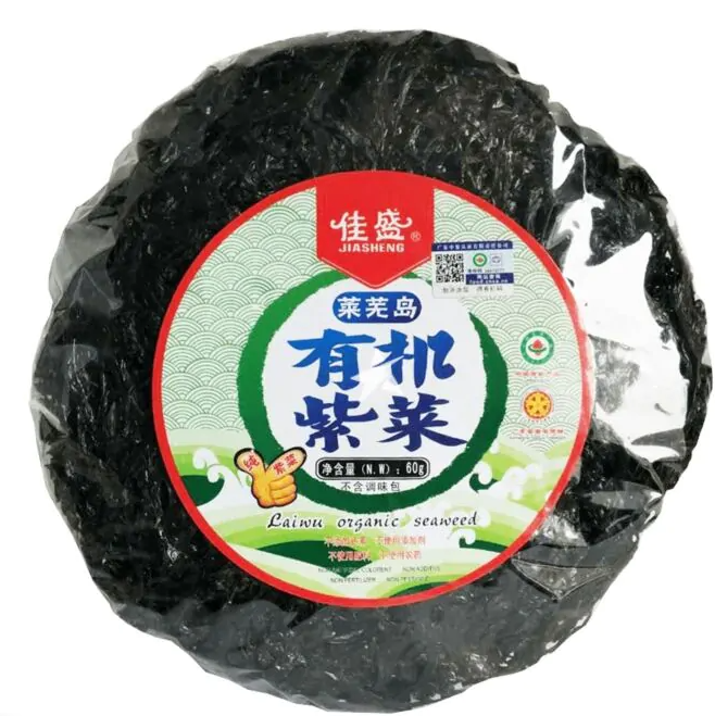 JIA SHENG Organic Dried Seaweed 60G