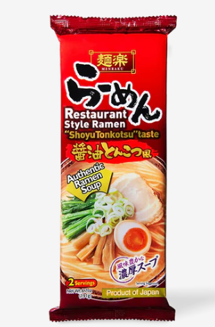 Restaurant Style Ramen Shoyu Tonkotsu 2 Servings 191g