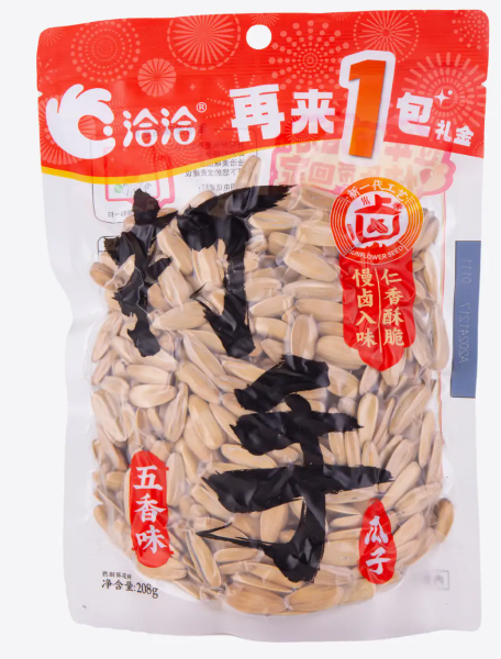洽洽打手瓜子五香208g