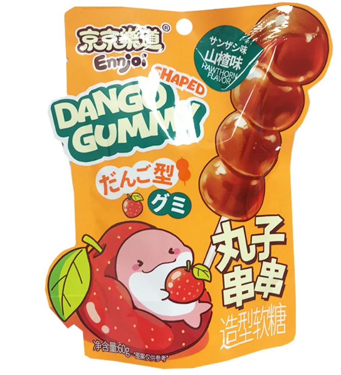 京京乐道丸子串串造型软糖山楂味60G