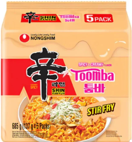 NONGSHIM Spicy&Creamy Toomba（137Gx5）