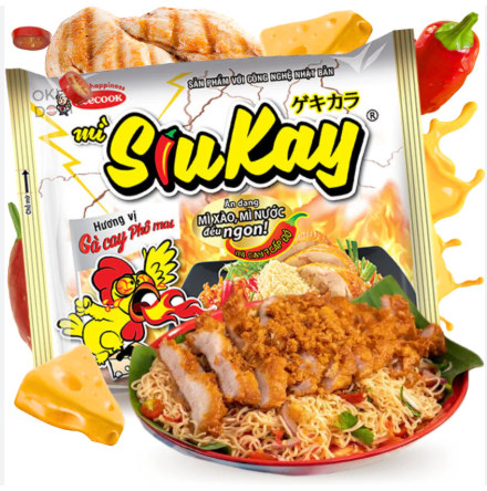 ACECOOK Siu Kay香辣芝士鸡味方便面127g