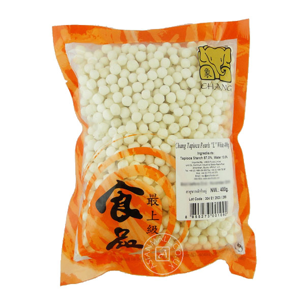 象牌白色大西米橙色袋400g