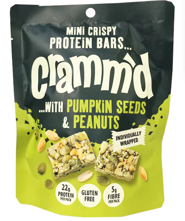 Cramm'd Pumpkin Seeds & Peanuts Bar 110g