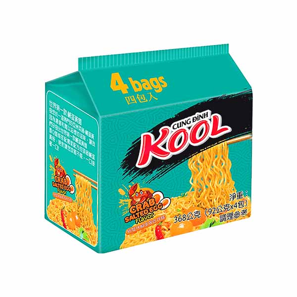 CDK螃蟹味咸蛋黄干拌面368g