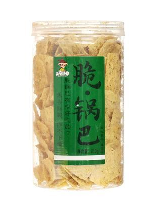 无名小卒脆锅巴海苔味210g