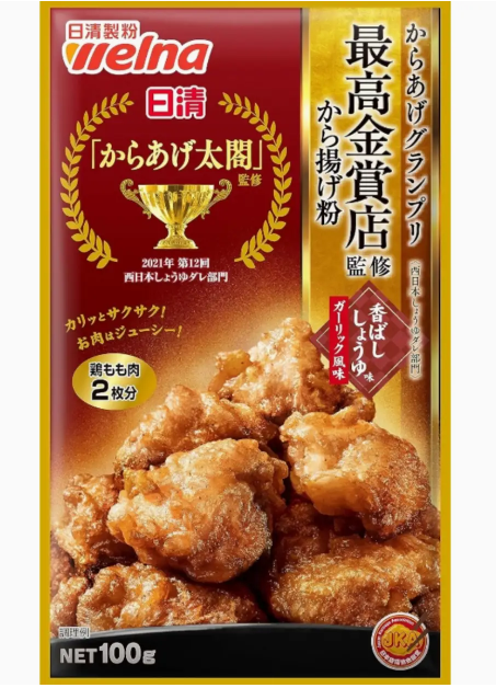 日清名店监修酱油味炸鸡粉100G