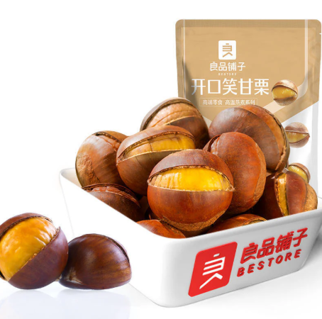 良品铺子开口笑甘栗120g