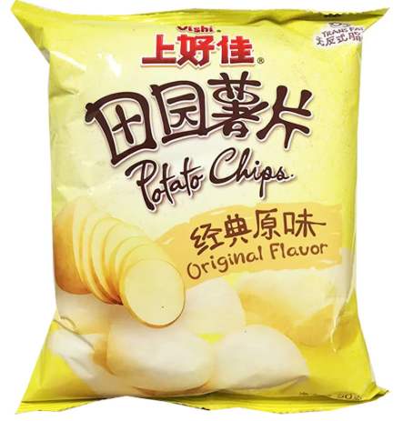 上好佳田园薯片经典原味50g