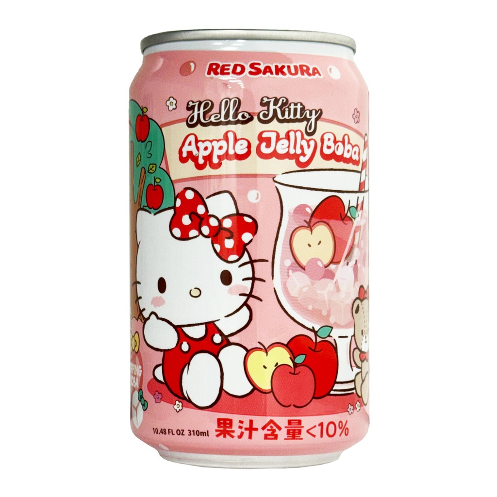 HelloKitty Apple Jelly Boba Drink 310ml