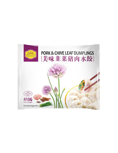 Hong`s Pork and Chive Dumplings 410g