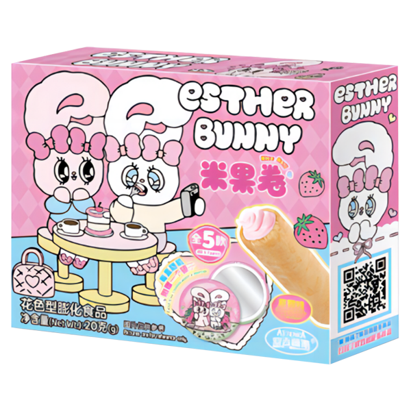 Filled Rice Roll Strawberry Flav 20g