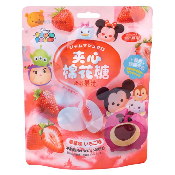 亚吉藤家夹心棉花糖草莓味50g