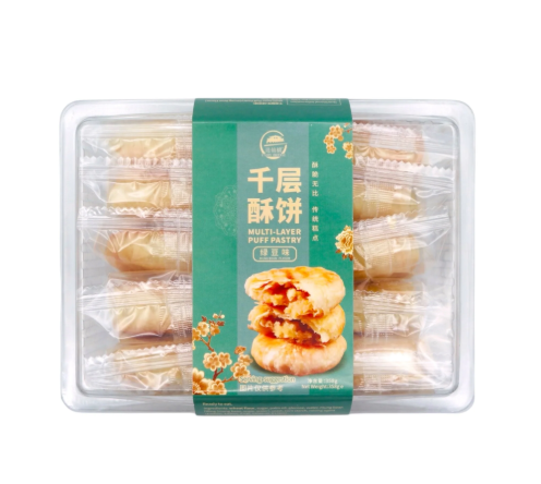 送仙桥绿豆千层酥饼358g
