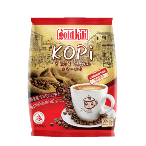 GoldKili三合一咖啡600g