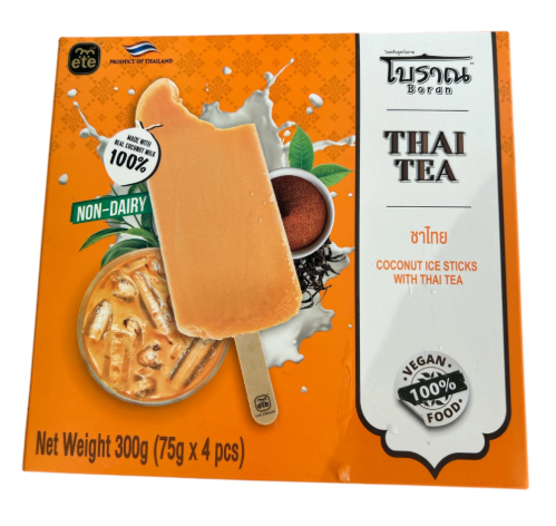 ETE Coconut Ice Stick THAI TEA Flavor 300G
