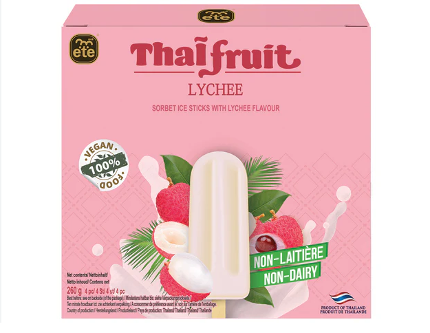ETE Coconut Ice Stick Lychee Flavor 260G
