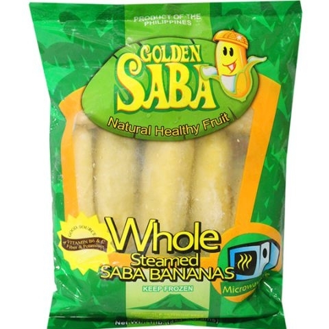 GOLDEN SABA Steamed Saba Bananas 454G