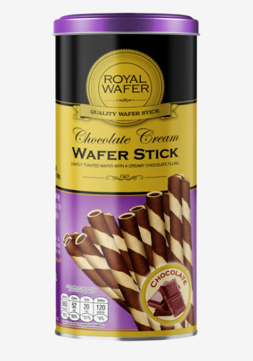 Royal Chocolate Cream Wafer Stick 125g