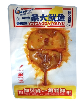 加贝鲜大鱿鱼-香辣50G