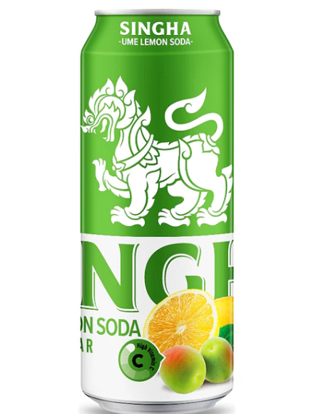 SINGHA 盛狮梅子柠檬苏打水330ML