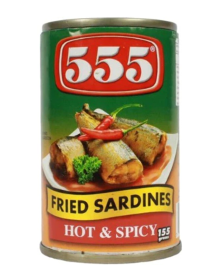 555辣炸沙丁鱼罐头155G