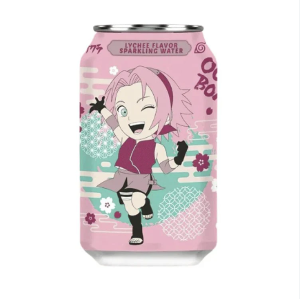 火影忍者荔枝风味气泡水330ml