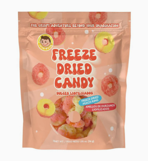 Josh Bosh Freeze Dried Candy Peach Rings 55g