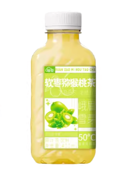 QINGKONG-SOFT DATE KIWI TEA-JUICE TEA BEVERAGE 410ML