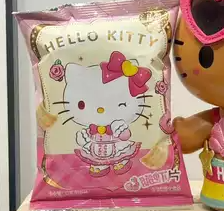 Qing Shi Shou-HelloKitty Crispy Prawn Cracker Flavour 12G