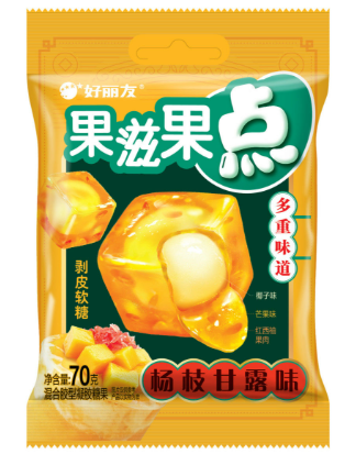 好丽友果滋果点软糖杨枝甘露味70g