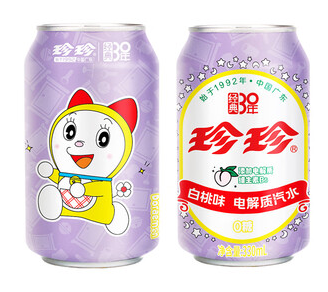 ZHEN ZHEN SODA WATER PEACH FLAVOURS 330ML