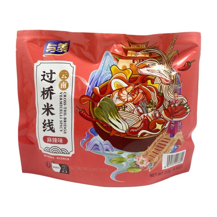 与美云安过桥米线麻辣味252g
