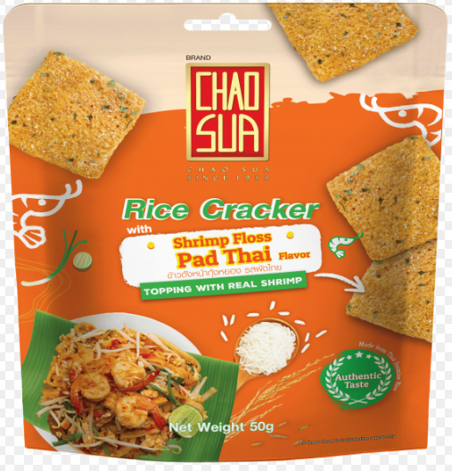 CHAO SUA泰式虾松米饼50G