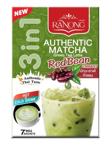 RANONG红豆味抹茶拿铁175G