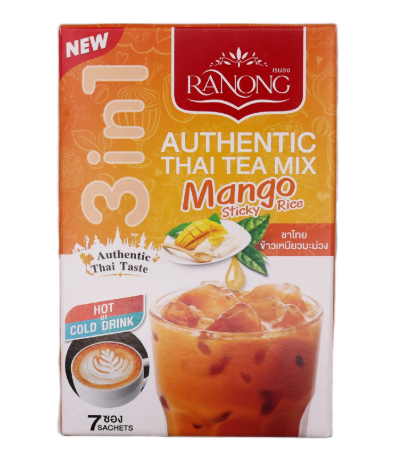 RANONG Thai Tea Mango Sticky Rice Flavour 175G