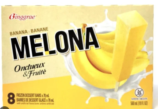 MELONA  Plant Based Ice Stick Banana Flavour280ml