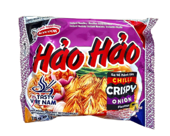 HAOHAO  CHILLI CRISPY ONION FLAVOUR 75g