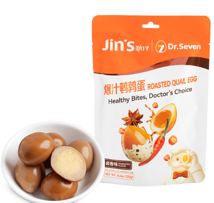 CJZ Roasted Quail Egg Marinated Flavour 120G