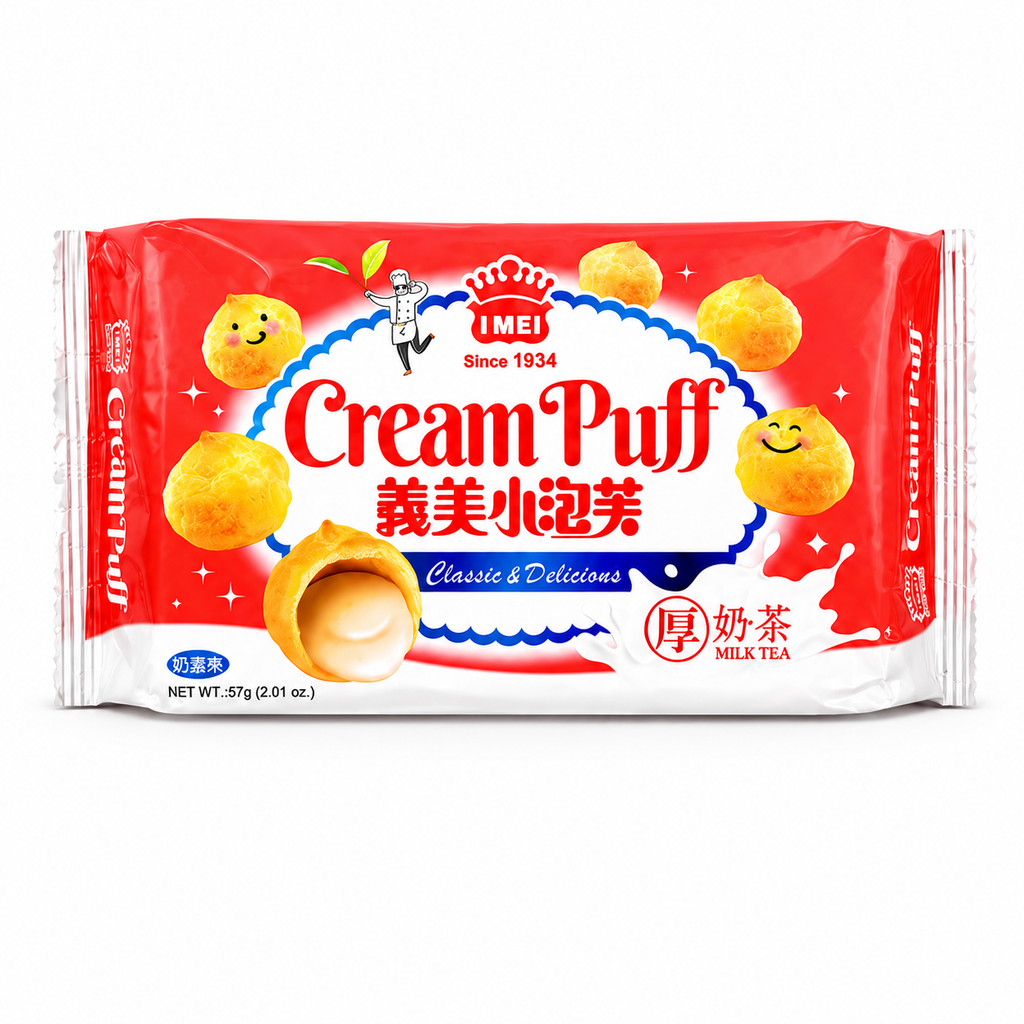 IMEI Cream Puff Milk Tea Flavour 57g