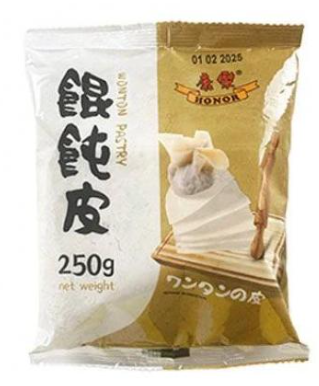康乐馄饨皮250G