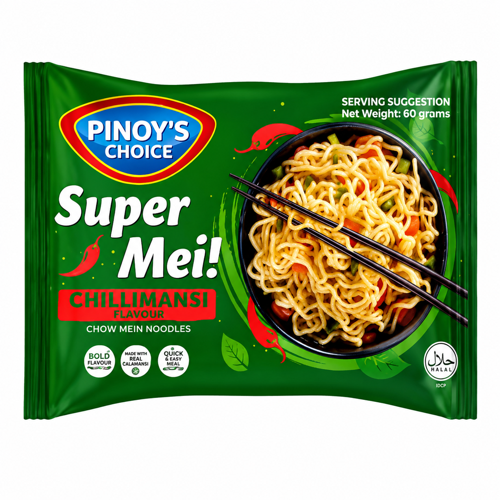 PINOY'S CHOICE Super Mei Noodle Chillimansi Flavour 60G