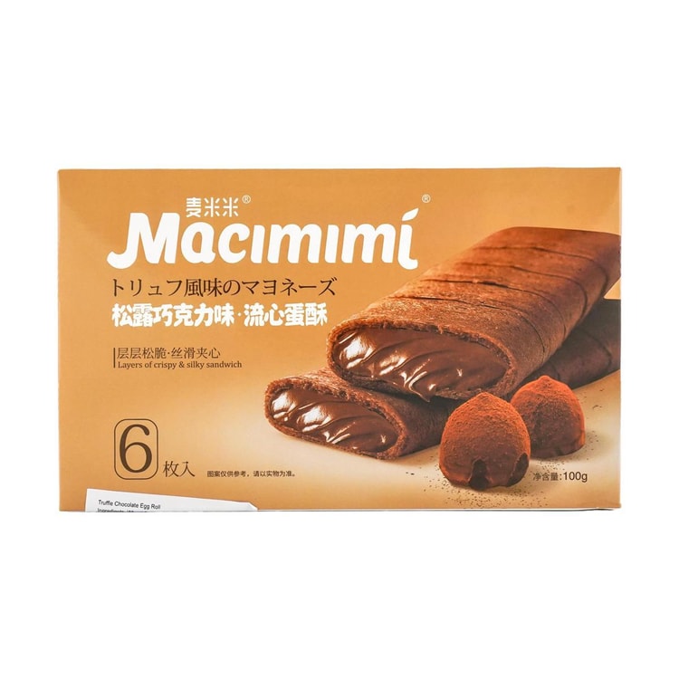 Macimimi Cracker Truffle Chocolate Flav 100G